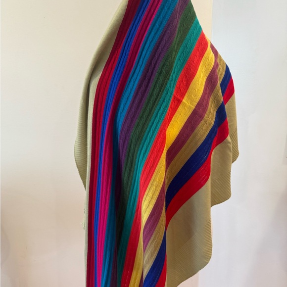 Colorful Striped Knit Scarf - 🧣 - NEW - Picture 3 of 7
